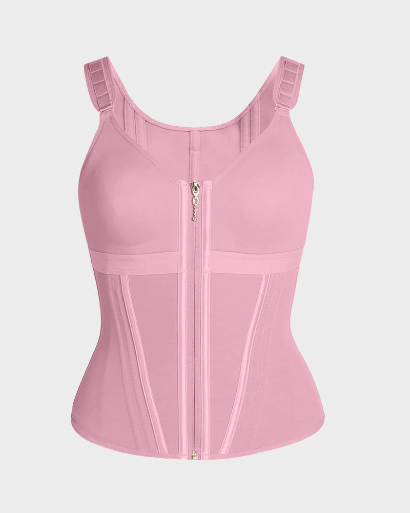Double Layer Tummy Control Shaper with Bra