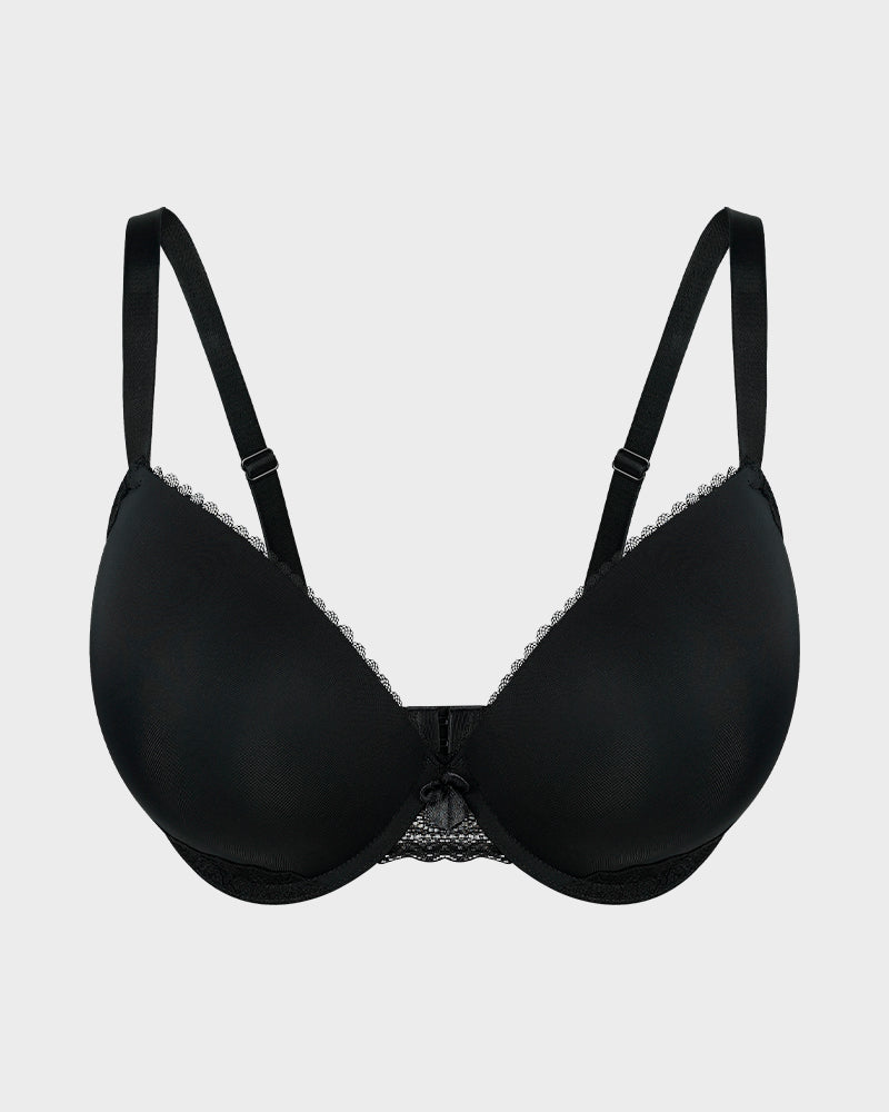 Comfort Lace Trim Push-Up Bra