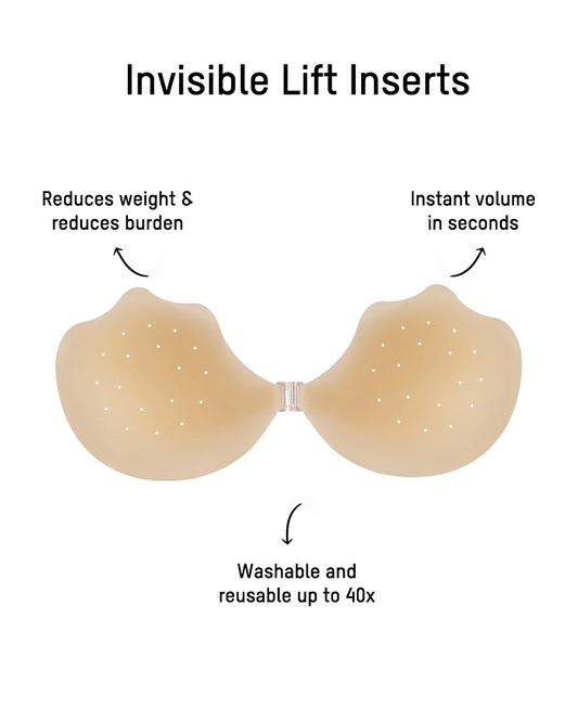 Breathable Silicone Self-Adhesive Invisible Bra (2 Pack)