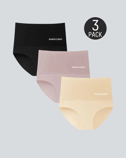 Women’s Tummy Control High-Waist Briefs Set of 3
