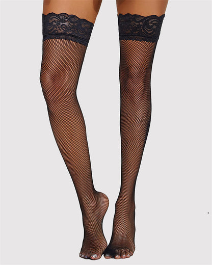 1 Pair Fishnet Tights High Stockings