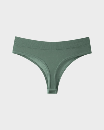 Comfort Seamless Sport Thong Panties (9 Pack)