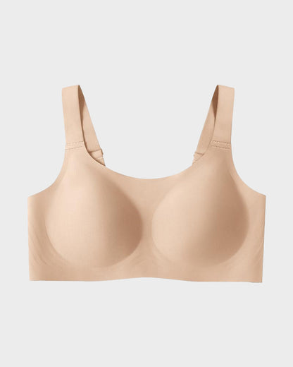 Wireless Full Coverage Jelly Bra with Breathable Straps