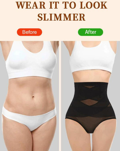 Women'S High-Waisted Shapewear Panties(3 pcs)