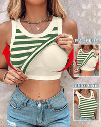 green stripes
