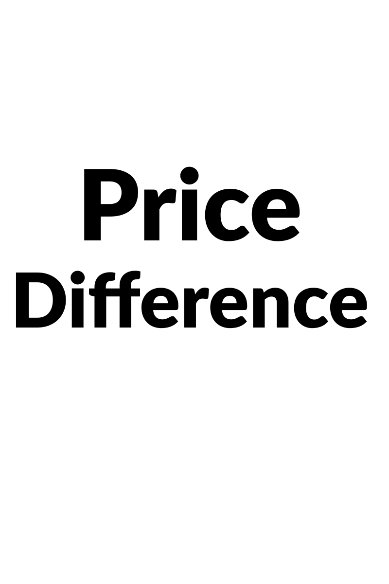 Price  Difference $7.99