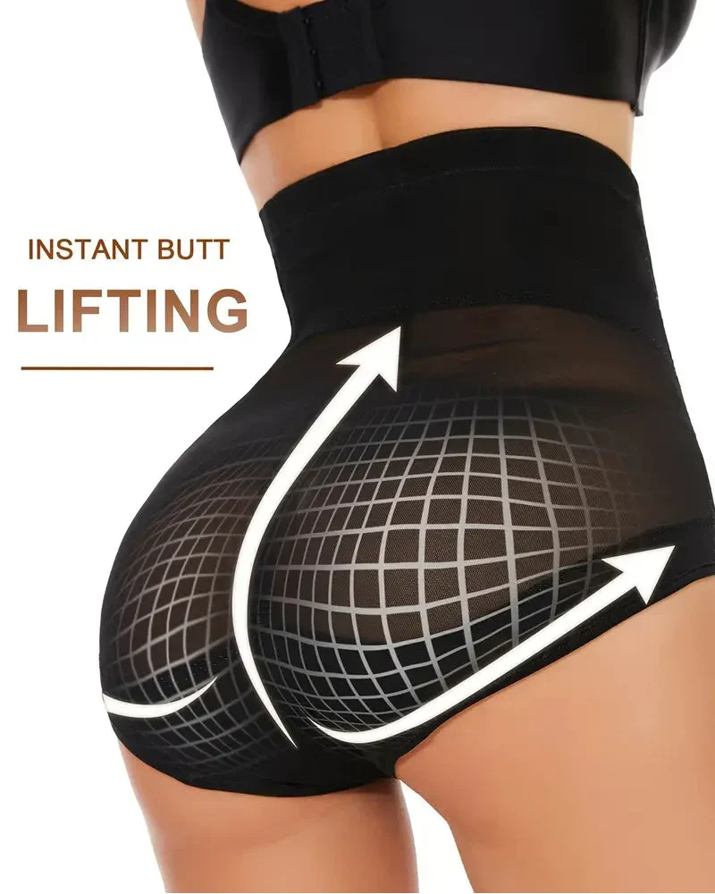 Women'S High-Waisted Shapewear Panties(3 pcs)